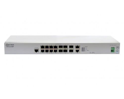 MES2208P | Коммутатор 4 PoE, 6 SFP портов