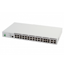 MES2324F DC | Коммутатор 24 SFP порта 1G, 4 порта 10G