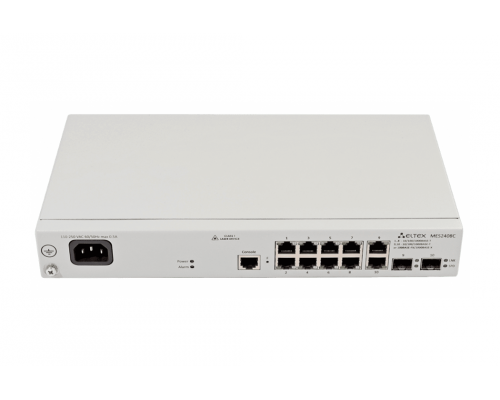 MES2408C | Коммутатор 8 портов 1G, 2 Combo порта