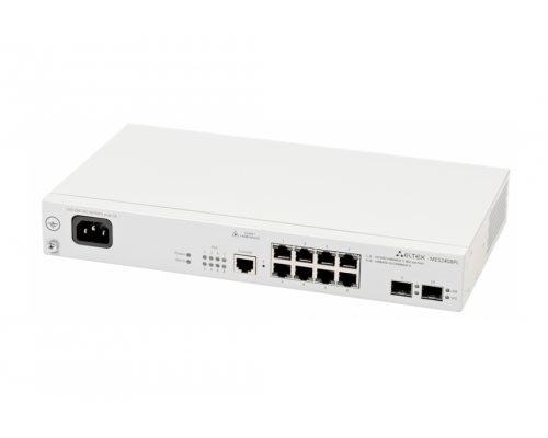 MES2408PL | Коммутатор 8 PoE, 2 SFP порта