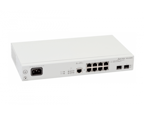 MES2408PL | Коммутатор 8 PoE, 2 SFP порта