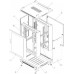 Напольный шкаф NTSS ПРЕМИУМ | 42U 600×800 мм