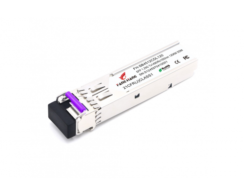 FH-SB5412CDL120, 120 км SFP модуль WDM, 1.25 G, TX 1550 нм, RX 1490 нм, LC, DDM