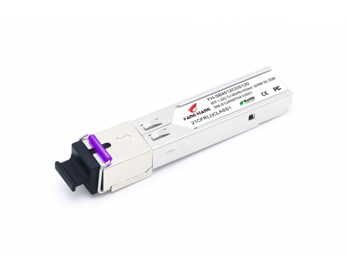 FH-SB5412CDS120, 120 км SFP модуль WDM, 1.25 G, TX 1550 нм, RX 1490 нм, SC, DDM