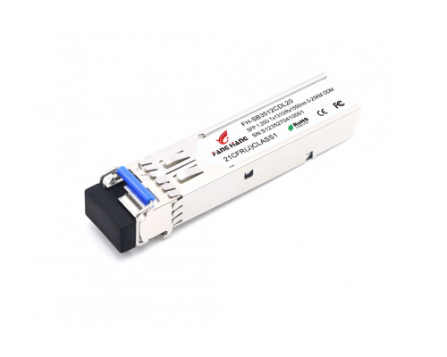 FH-SB5312CDL20, 20 км SFP модуль WDM, 1.25 G, TX 1550 нм, RX 1310 нм, LC, DDM