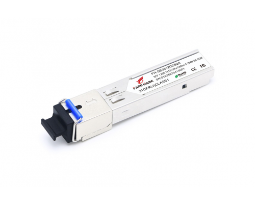 FH-SB3512CDS20, 20 км SFP модуль WDM, 1.25 G, TX 1310 нм, RX 1550 нм, SC, DDM