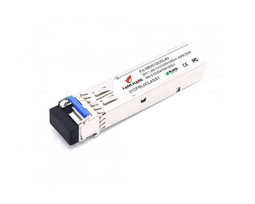 FH-SB3512CDL40, 40 км SFP модуль WDM, 1.25 G, TX 1550 нм, RX 1310 нм, LC, DDM