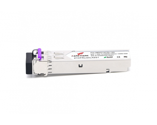 FH-SB5412CDL160, 160 км SFP модуль WDM, 1.25 G, TX 1550 нм, RX 1490 нм, LC, DDM