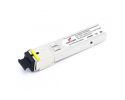 FH-SB5312IDS20, 20 км SFP модуль, SM, 1.25 G, TX 1550 нм, RX 1310 нм, SC, DDM, INDUSTRIAL