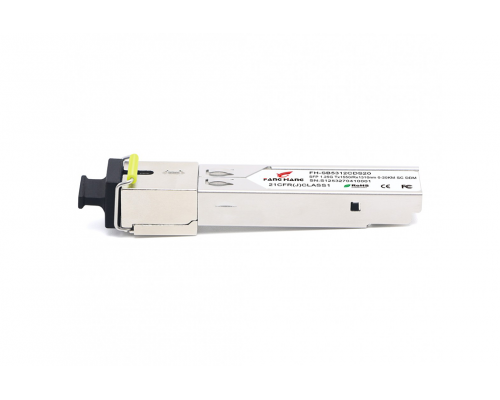 FH-SB5312IDS20, 20 км SFP модуль, SM, 1.25 G, TX 1550 нм, RX 1310 нм, SC, DDM, INDUSTRIAL